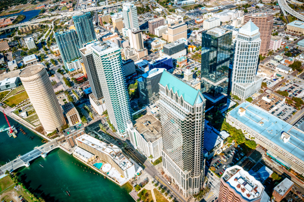 A picture of the city of Tampa for an article about the tampa real estate market